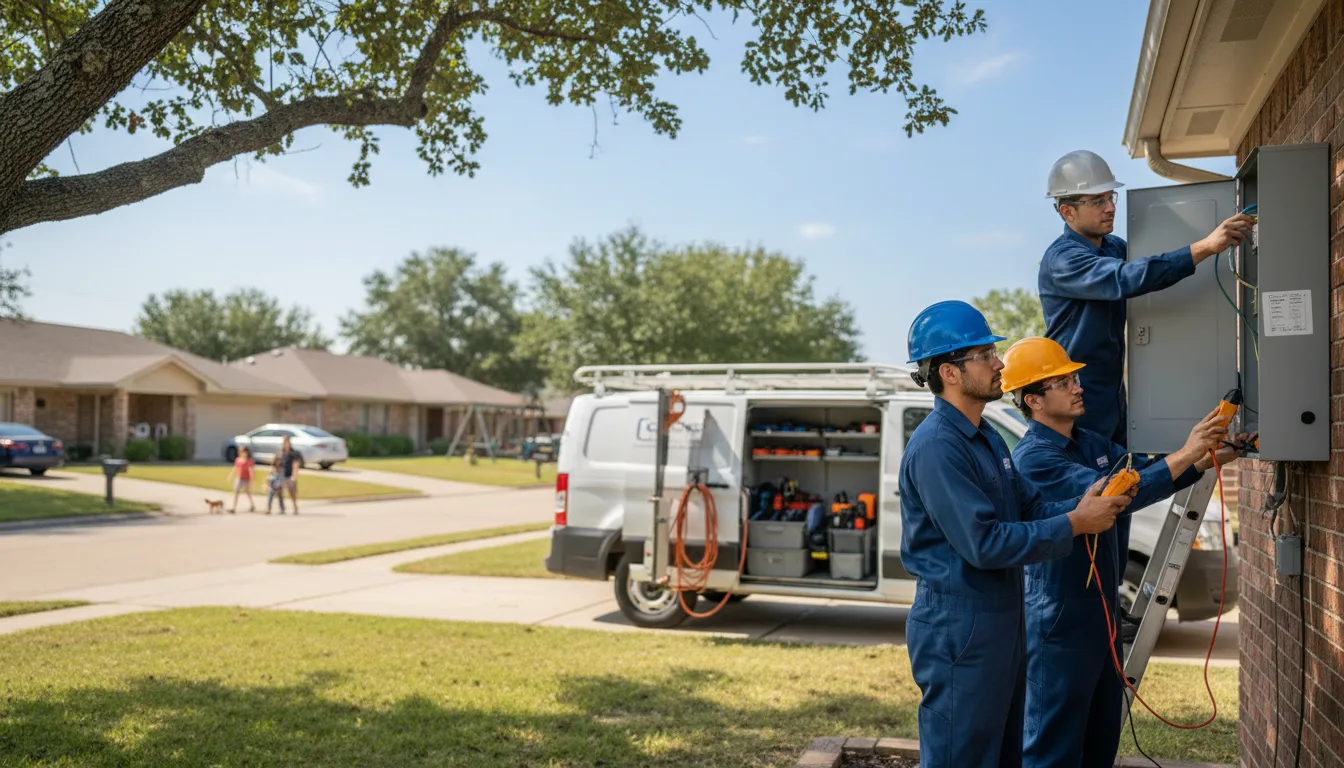 Certified electrician providing emergency electrical services in Saint Jacob, IL